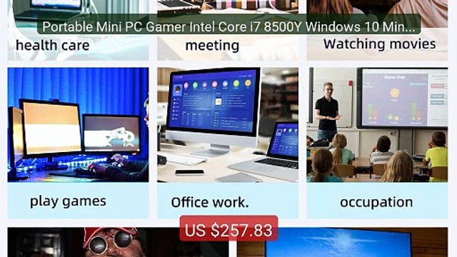 Portable Mini PC Gamer Intel Core i7 8500Y Windows 10 Mini computer... Top Rated 2026 | Buy Now!