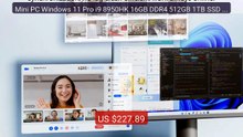 Mini PC Windows 11 Pro i9 8950HK 16GB DDR4 512GB 1TB SSD PC... -- Top Pick 2026 | Unbeatable Price!