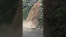 Trabzon'un Araklı ilçesinde şiddetli yağış: Bir çok köy yollu ulaşıma kapandı