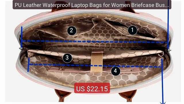 PU Leather Waterproof Laptop Bags for Women Briefcase Busines... Amazing Value 2026 | Must Have!
