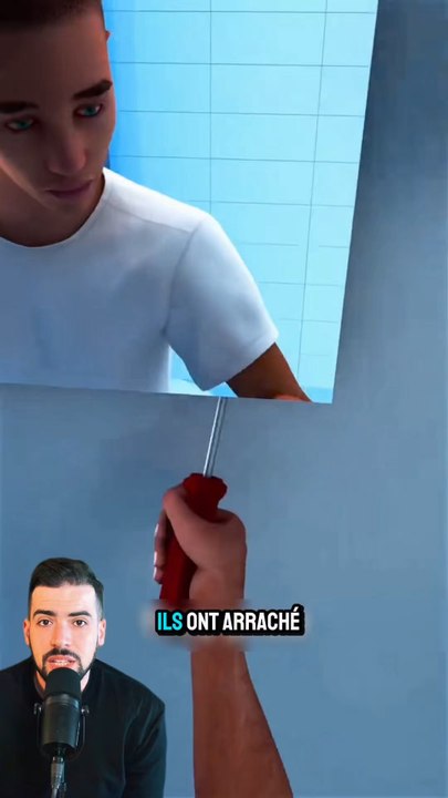Ils ont arraché le miroir