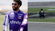 Bubba Wallace pays emotional tribute to Kyle Busch