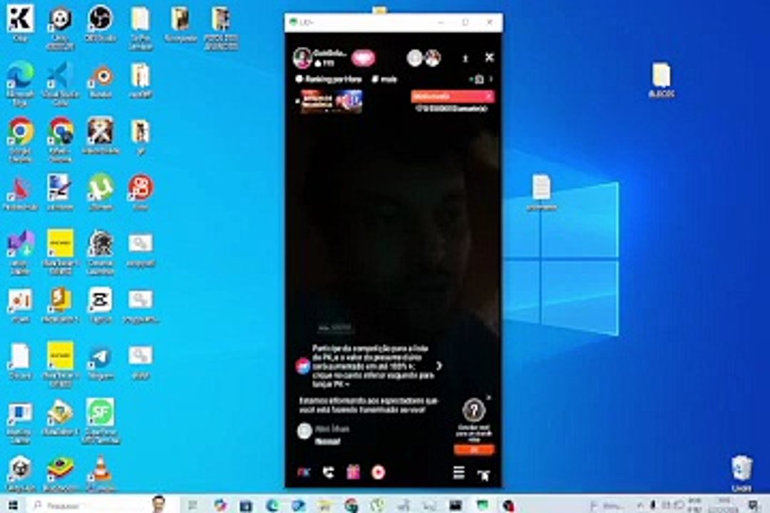 Como virar a Câmera do Celular em LIVE NO KWAI