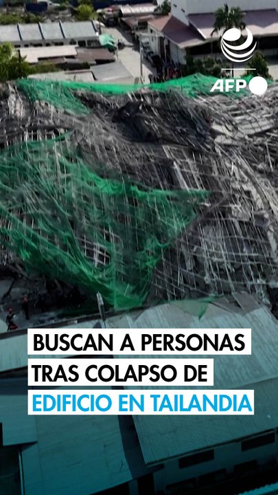 Rescatistas buscan a 20 desaparecidos tras el derrumbe de un edificio en Filipinas