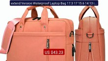 extend Version Waterproof Laptop Bag 17.3 17 15.6 14 13 inch S... -- Best Buy 2026 | Great Quality!