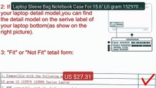 Laptop Sleeve Bag Notebook Case For 15.6" LG gram 15Z970 15... -- Top Pick 2026 | Unbeatable Price!