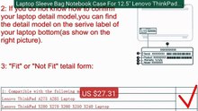 Laptop Sleeve Bag Notebook Case For 12.5" Lenovo ThinkPad A275... -- Hot Deal 2026 | Limited Offer!