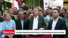CHP Genel Merkezi'nin polis zoruyla tahliyesine Özgür Özel'in memleketi Manisa’da protesto