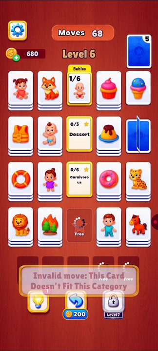 Category Sort Level 6-7