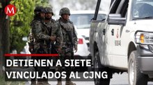 Autoridades detienen a 7 personas por portación de armas de fuego en Ecatepec