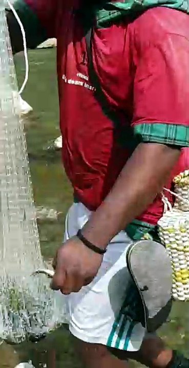 cast net fishing in Nepal |