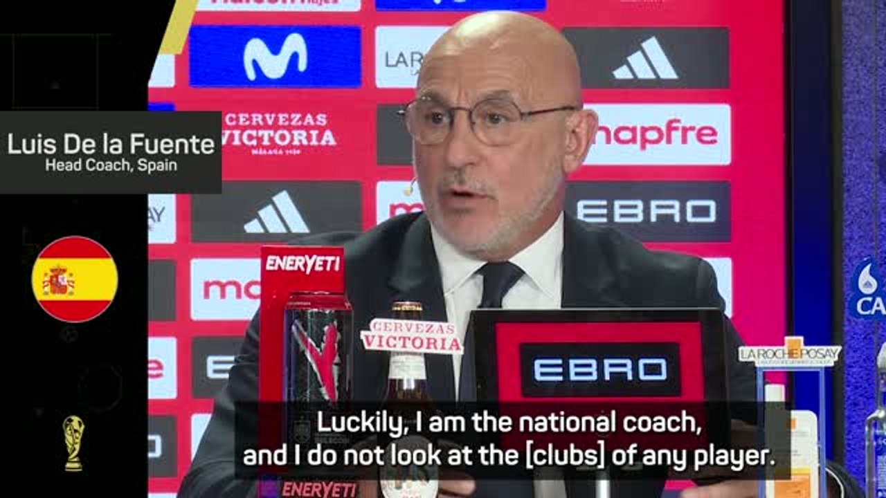 De la Fuente names Spain World Cup squad with no Real Madrid players