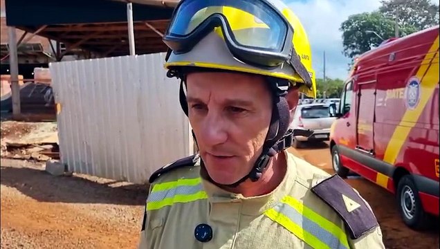 Conforme subtenente, vítima estava no último pavimento quando sofreu queda e teve lesões graves