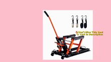SucceBuy Steel Hydraulic Motorcycle Jack Stand 1500LBS ATV Scissor Lift Jack 4.7"-15" Scissor Lift Jack Stand for Motorcycle ATV