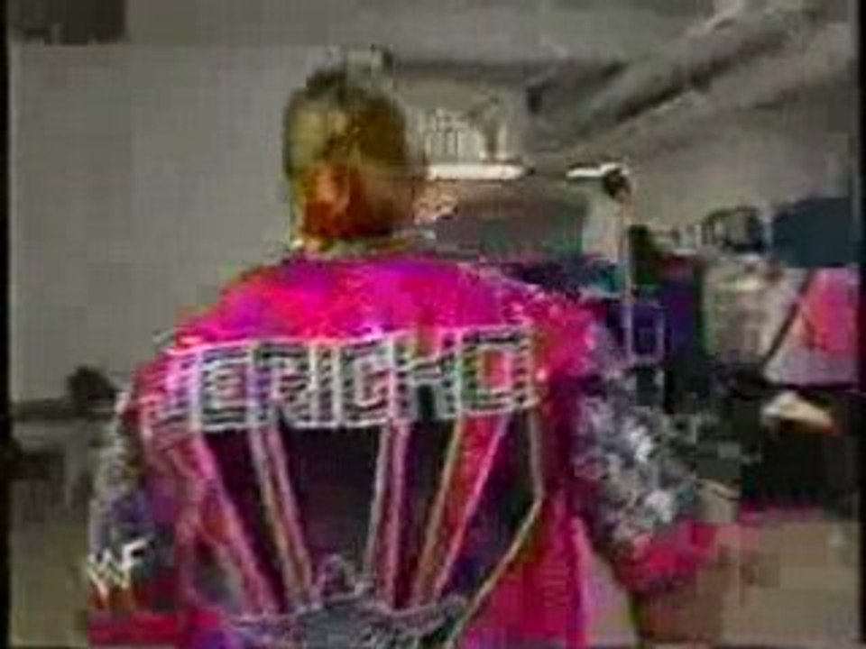 Y2J yells at The Rock Backstage Promo