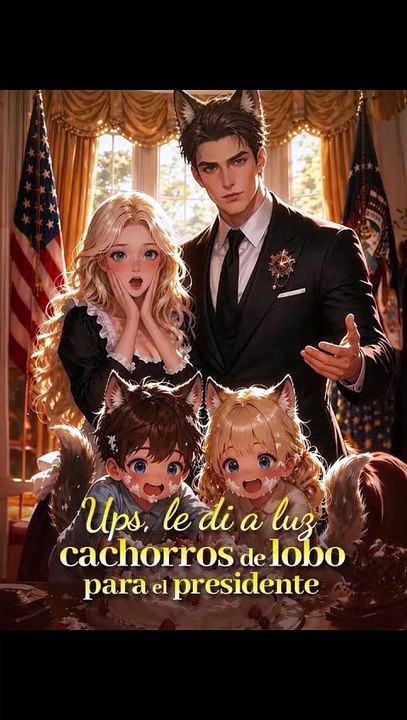 ESP Ups, le di a luz cachorros de lobo para el presidente