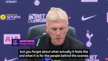 Moyes says relegated West Ham must 'take their medicine' and bounce back