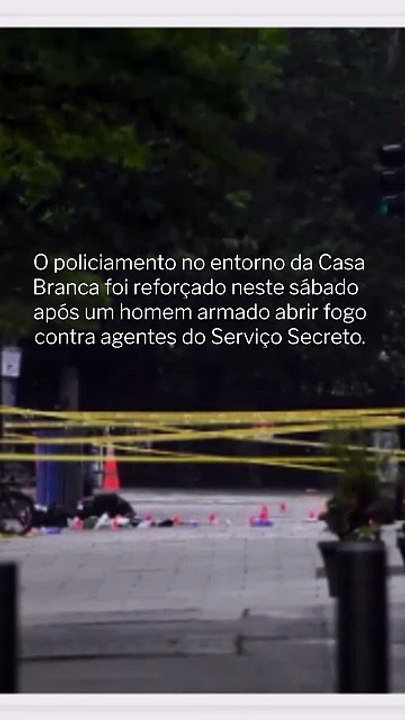Vídeo - Policiamento no entorno da Casa Branca é reforçado após disparos