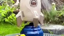 Rocket Launcher Toys Water Spray Spinning Rocket Water Pressure Lift Sprinkler Toy