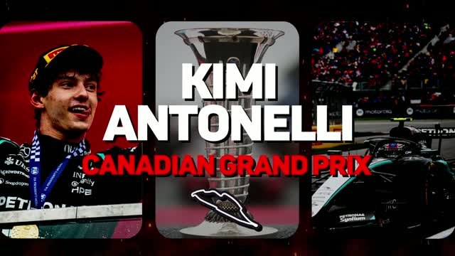 Canadian GP F1 Star Driver - Kimi Antonelli