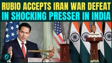 Iran VS U.S. War: Rubio Accepts Iran War Defeat In India? Iran To Get Hormuz, Nuclear Stockpile