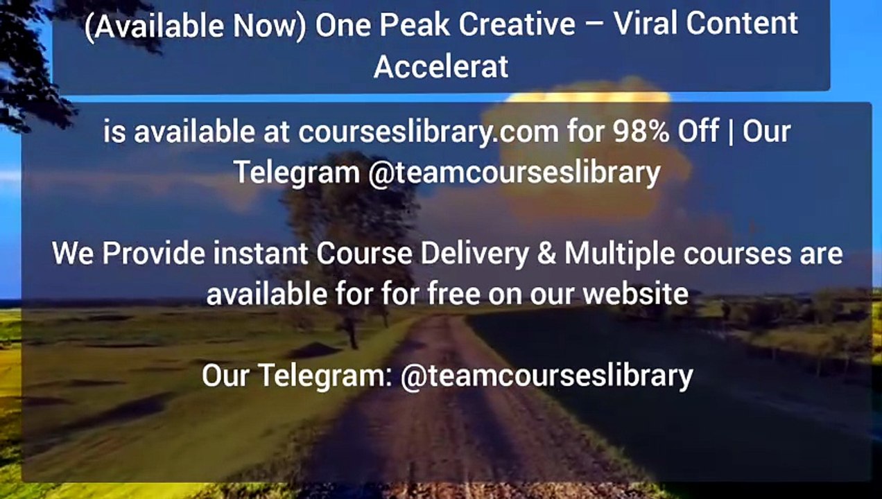 (Available Now) One Peak Creative – Viral Content Accelerator