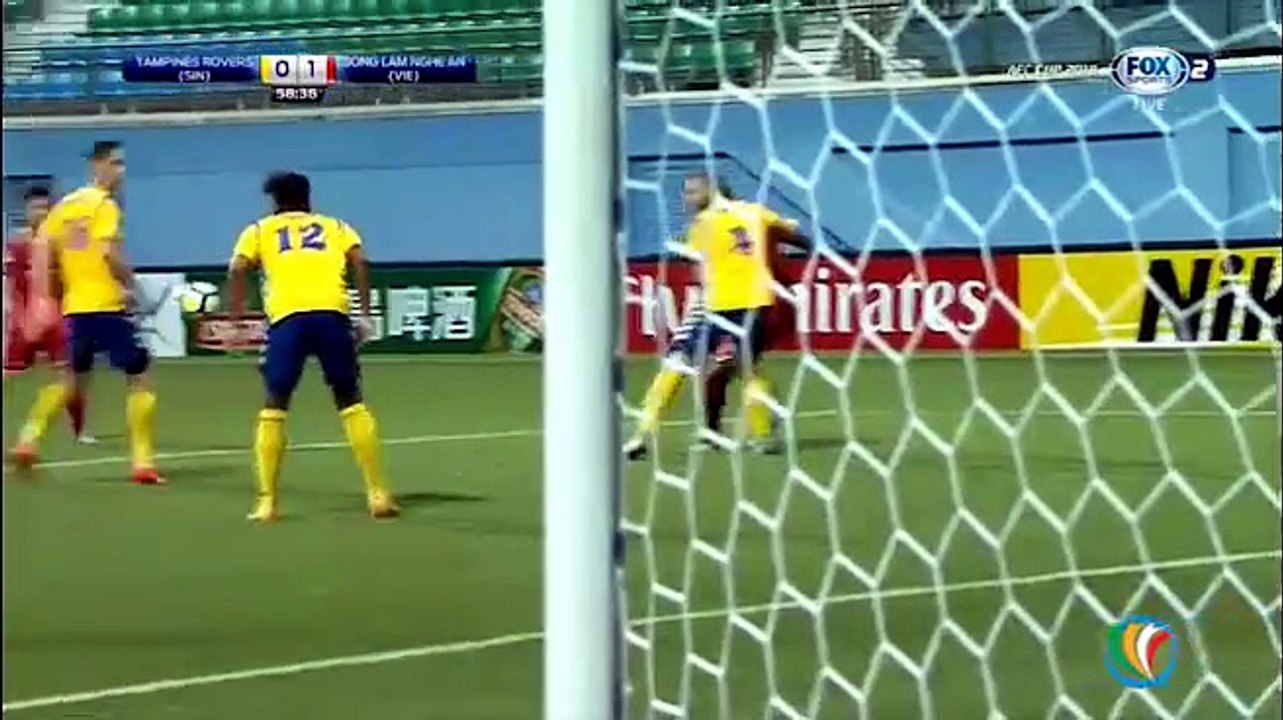 Tampines Rovers 0-2 Sông Lam Nghệ An - Goals and Highlights (10/2/2018) | FOX Sports 2 HD (Truyền Hình FPT)