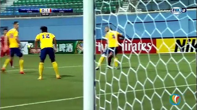 Tampines Rovers 0-2 Sông Lam Nghệ An - Goals and Highlights (10/2/2018) | FOX Sports 2 HD (Truyền Hình FPT)