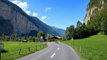 Lauterbrunnen to Grindelwald 4K 60fps: Scenic Swiss Drive