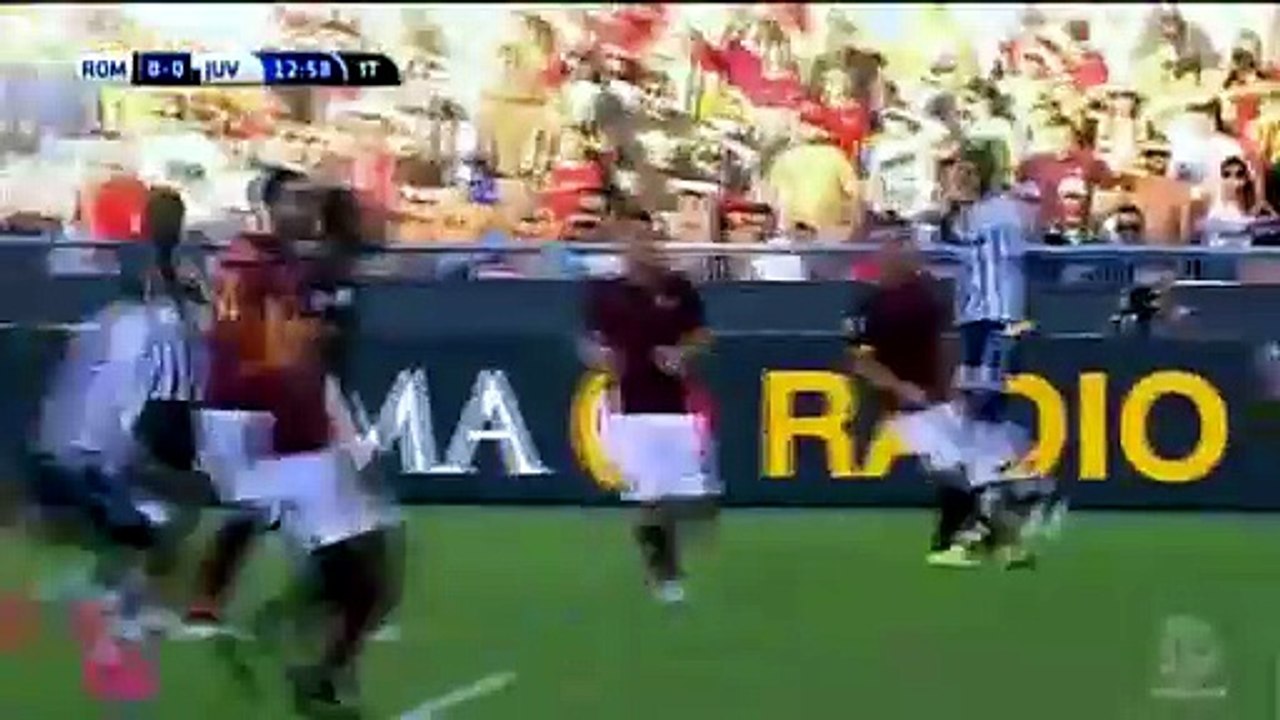 Roma 2-1  Juventus - Goals and Highlights (30/8/2015)