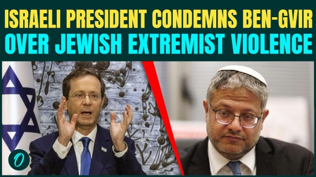 Israeli President SHAMES Ben-Gvir Over Extremist Violence, Herzog’s SHOCKING Warning Shocks Israel