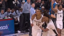Wembanyama drains a half-court buzzer beater