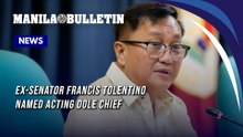 Ex-senator Francis Tolentino named acting DOLE chief