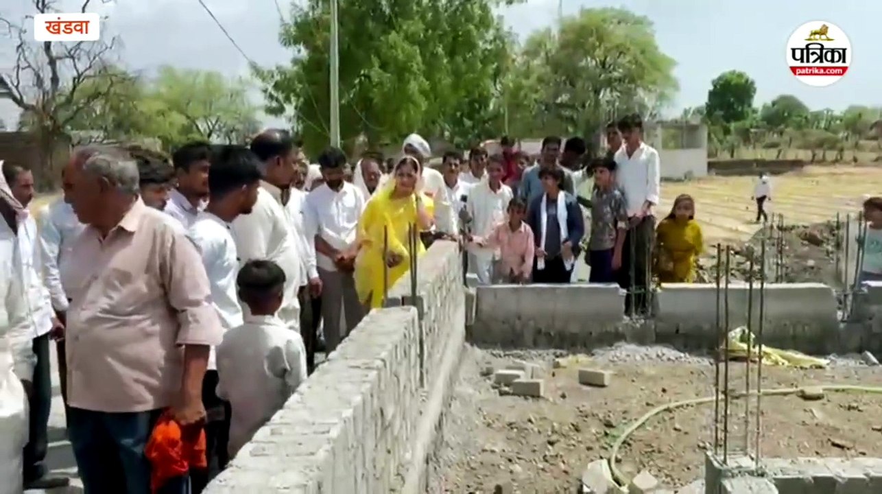 खंडवा विधायक ने निर्माणाधीन हनुमान मंदिर के लिए की दो लाख रुपए की घोषणा