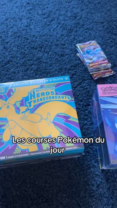 Mes courses Pokémon du Jour 😍😍😍