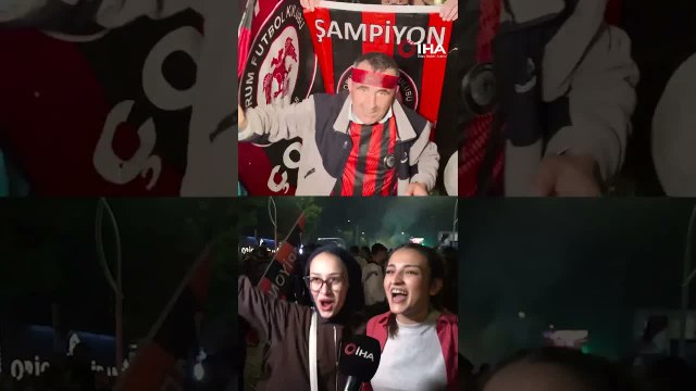 Çorum FK'nın Süper Lig'e yükselmesi şehri ayağa kaldırdı