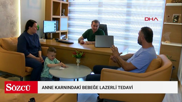 Anne karnındaki 200 gramlık bebeğin tıkalı idrar yolu lazerle açıldı