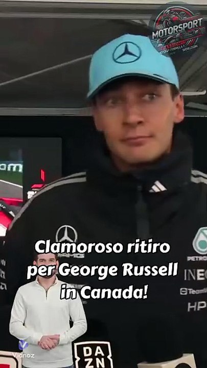 Russell ko e furioso: "Solo sfortuna!" ❌🏎️ #russell #canadiangp #F1