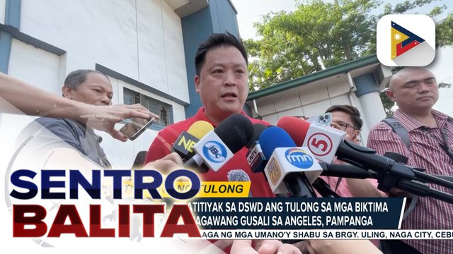 PBBM pinatitiyak sa DSWD ang tulong sa mga biktima ng gumuho na ginagawang gusali sa Angeles, Pampanga
