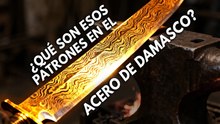 ¿Los patrones del acero de Damasco realmente sirven para algo especial?