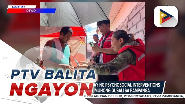 DSWD, nakahanda magbigay ng psychosocial interventions sa mga apektado ng gumuhog gusali sa Pampanga
