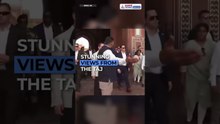 US Secretary of State Marco Rubio & Wife Visit Taj Mahal in Agra | Uttar Pradesh #Shorts