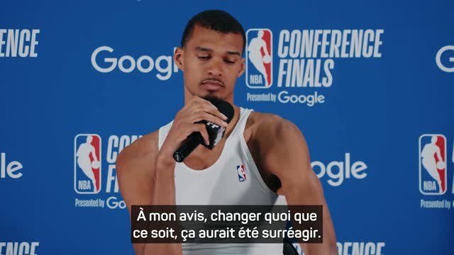 Spurs - Victoire dans le match 4, Wembanyama : “Il ne fallait rien changer, il fallait juste être meilleur”