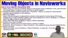 Move the Objects in Navisworks , Transformation
