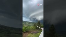 Diyarbakır'da raf bulutu böyle görüntülendi