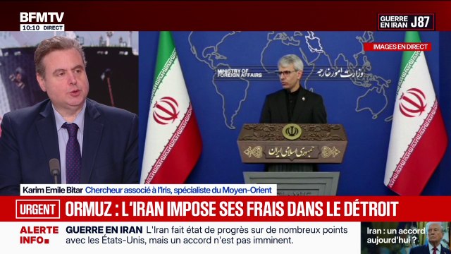 Guerre au Moyen-Orient: l'Iran dit imposer des frais pour services de navigation aux navires transitant par le détroit d'Ormuz