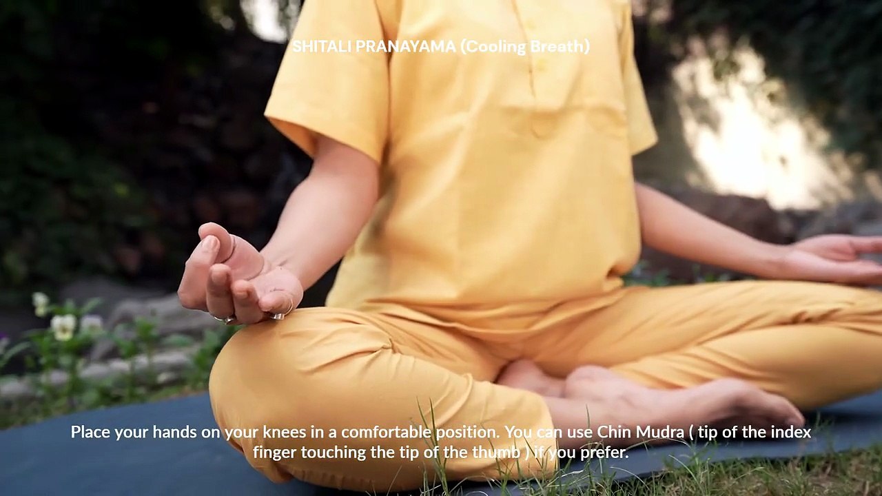 Shitali Pranayama for Stress Relief and Nervous System Calm