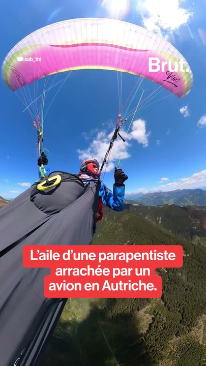 L’aile d’une parapentiste arrachée par un avion en Autriche.