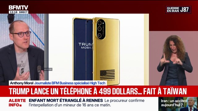Le smartphone patriotique Trump mobile est composé de...composants asiatiques