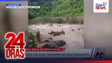 Residente, nagbangka sa taas ng baha; mga bahay at mosque, pinasok ng tubig | 24 Oras